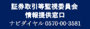 証券取引等監視委員会情報提供窓口